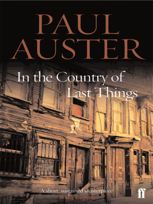 Title details for In the Country of Last Things by Paul Auster - Wait list